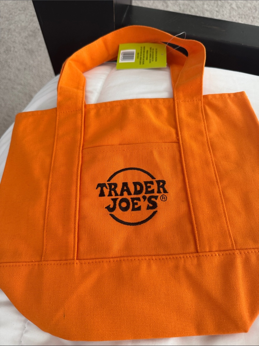 Kids Orange Tote Bag - Fun Reusable Shopping Tote